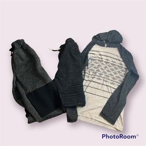 Boys Set of Black and Grey | Size 8